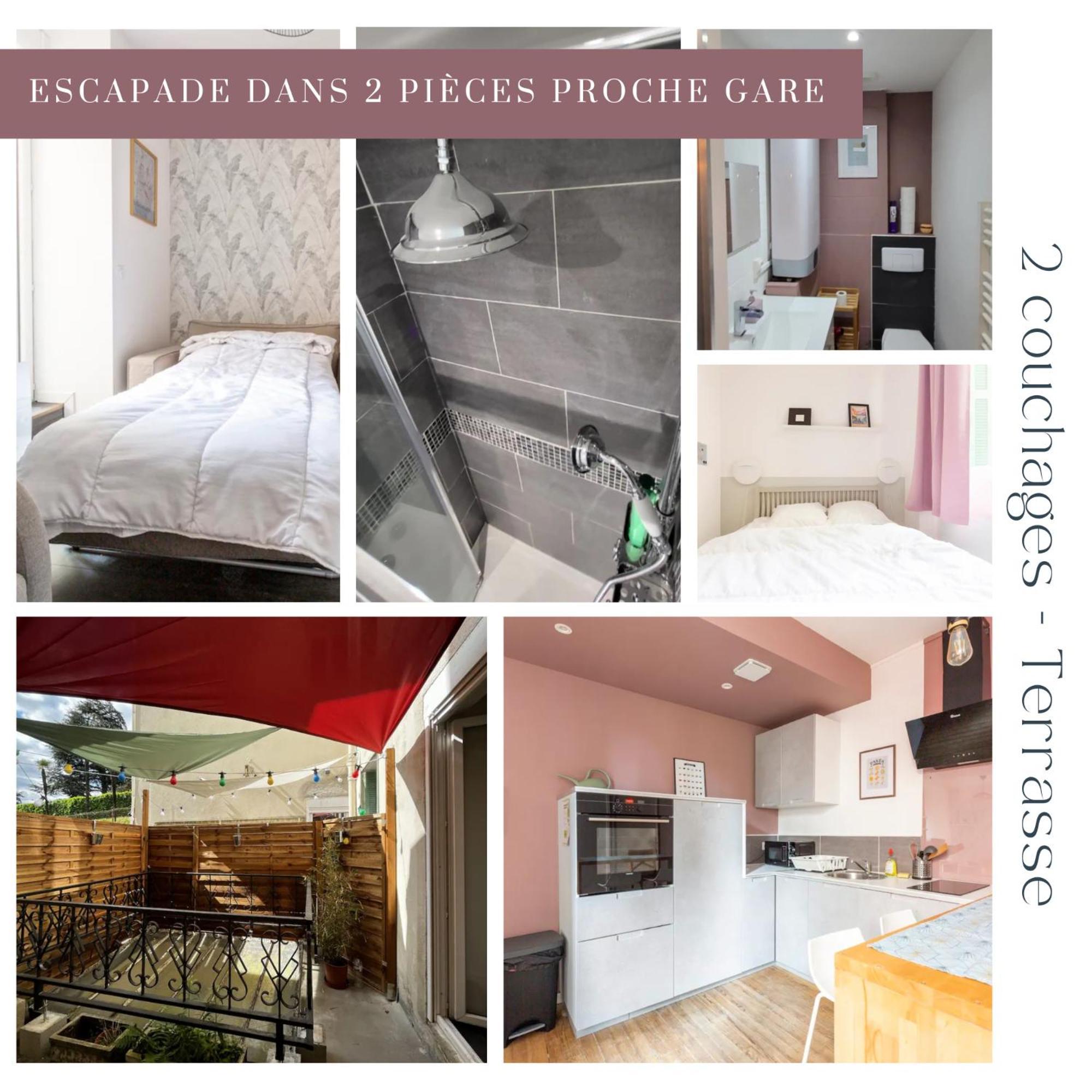 Escapade A Lourdes Dans Beau T2 Avec Terrasse - Proche Gare Et Centre Ville Luaran gambar